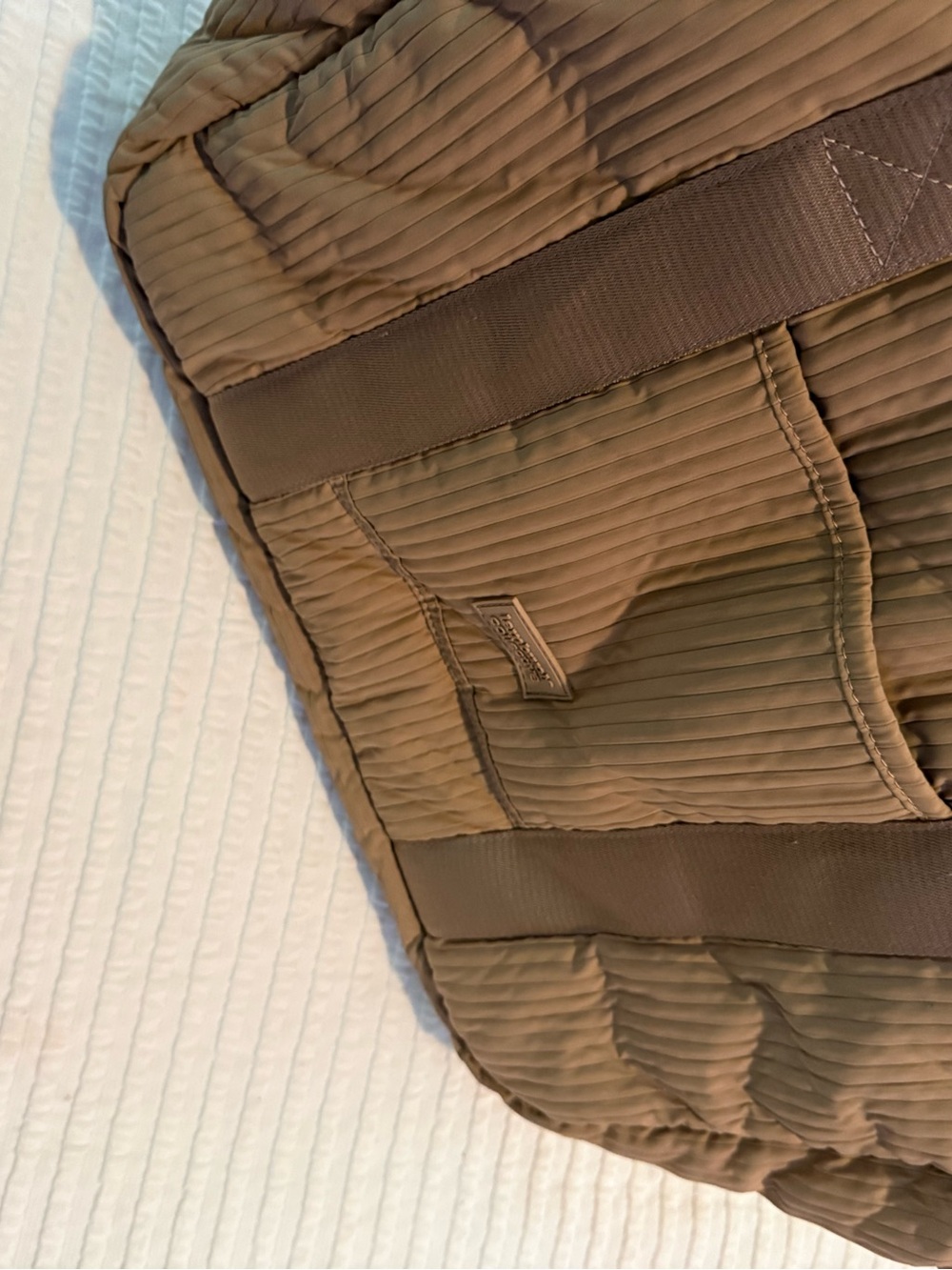 Lambwolf Collective City Carrier Quilted Pet Bag in Tan NWT 1072 - Picture 10 of 11